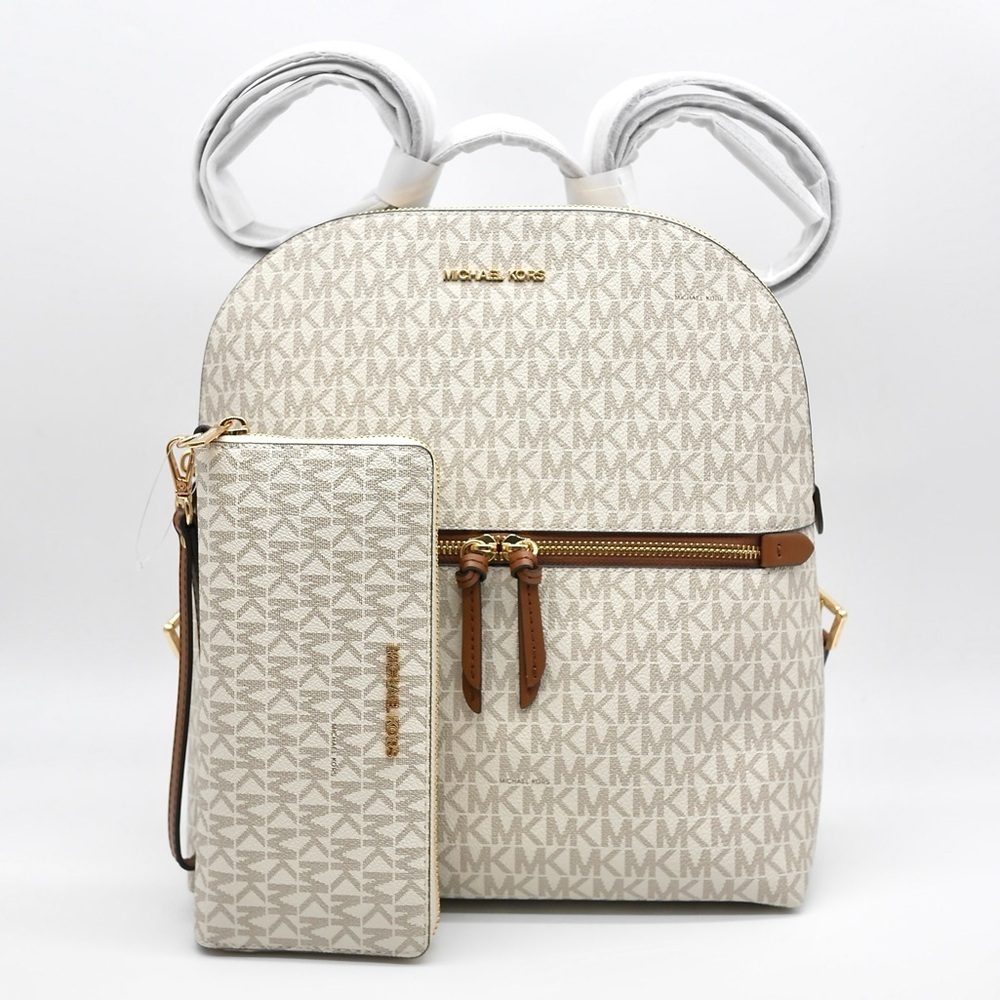 🍓NWT Michael Kors Dallas Backpack with Wallet - Picture 3 of 7